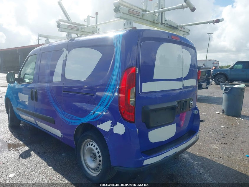 2022 Ram Promaster city VIN ZFBHRFAB1N6X48212 IAAI salvage auction — RIGHT SIDE, Salvage Title, sold $1,050 on 2026-07-28 (photo 3)