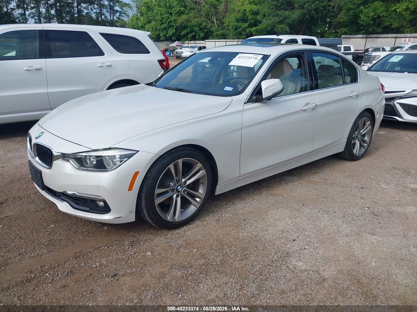 2016 BMW 3er VIN WBA8E9C57GK648043 IAAI salvage auction — FRONT END, Original (Texas), sold $3,150 on 2026-07-05 (photo 2)