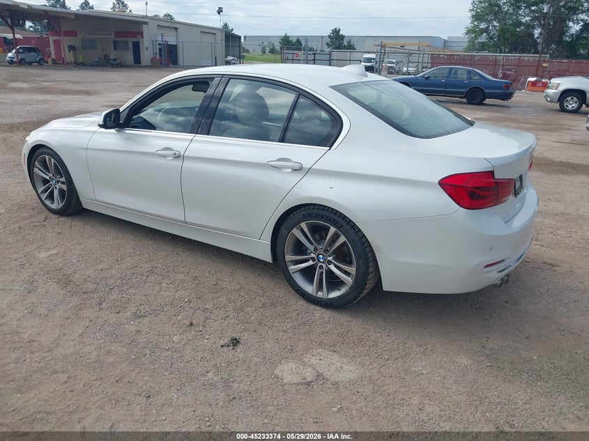 2016 BMW 3er VIN WBA8E9C57GK648043 IAAI salvage auction — FRONT END, Original (Texas), sold $3,150 on 2026-07-05 (photo 3)