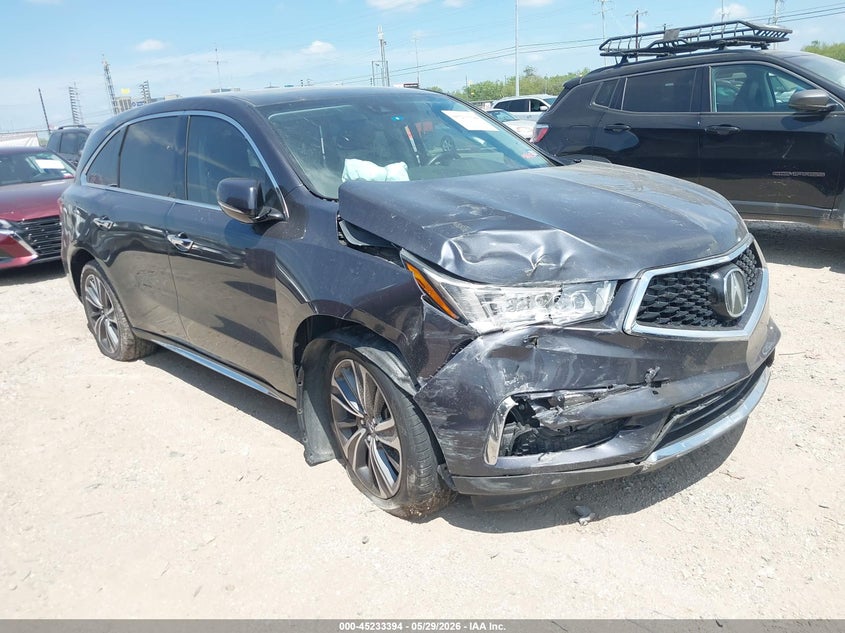 2020 Acura Mdx VIN 5J8YD4H52LL056539 IAAI salvage auction — LEFT & RIGHT, Salvage Title, sold $1,675 on 2026-07-27 (photo 1)