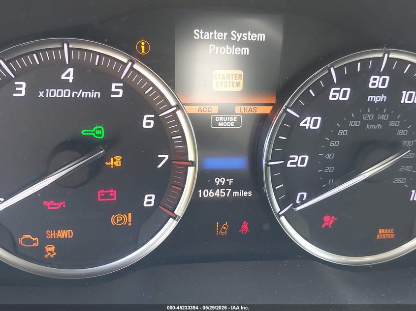 2020 Acura Mdx VIN 5J8YD4H52LL056539 IAAI salvage auction — LEFT & RIGHT, Salvage Title, sold $1,675 on 2026-07-27 (photo 7)