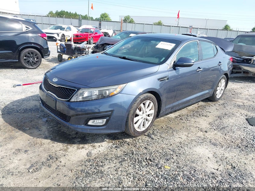 2015 Kia Optima VIN 5XXGM4A74FG425699 IAAI salvage auction — REAR END, Salvage (Georgia), sold $675 on 2026-07-06 (photo 2)