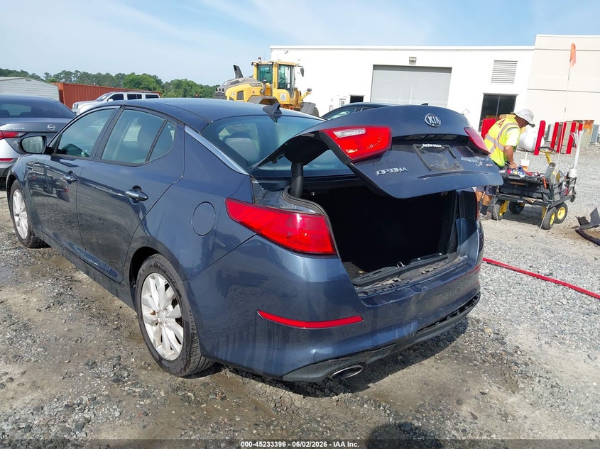 2015 Kia Optima VIN 5XXGM4A74FG425699 IAAI salvage auction — REAR END, Salvage (Georgia), sold $675 on 2026-07-06 (photo 6)