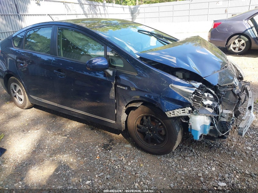 2015 Toyota Prius VIN JTDKN3DU0F0413635 IAAI salvage auction — FRONT END, Salvage Title, sold $600 on 2026-07-15 (photo 1)