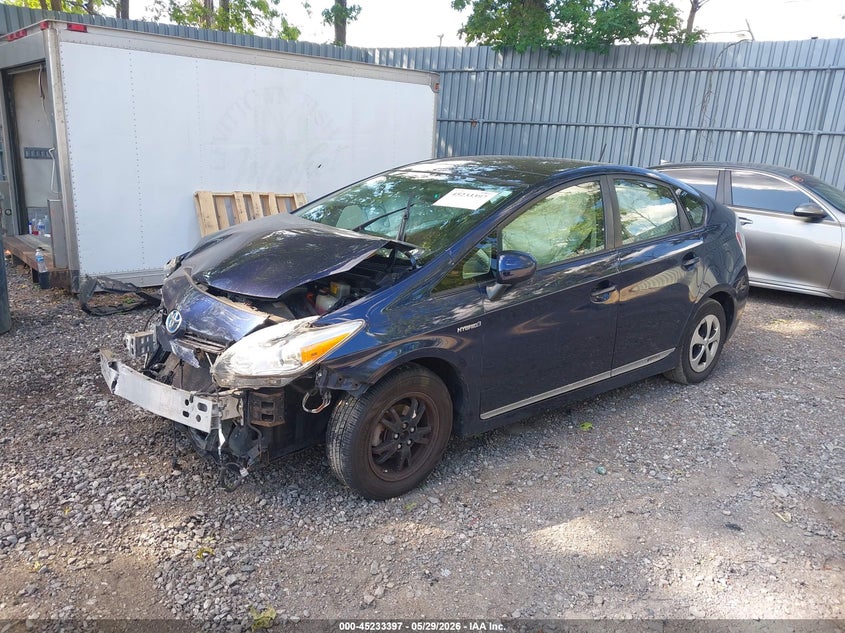 2015 Toyota Prius VIN JTDKN3DU0F0413635 IAAI salvage auction — FRONT END, Salvage Title, sold $600 on 2026-07-15 (photo 2)