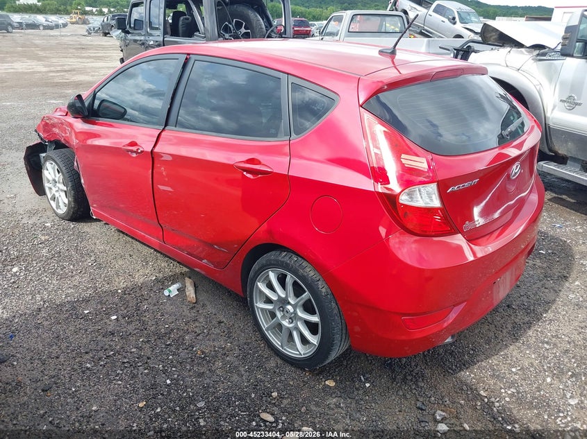 2016 Hyundai Accent VIN KMHCT5AE2GU267473 IAAI salvage auction — LEFT FRONT, Clear (Oklahoma), sold $500 on 2026-07-29 (photo 3)