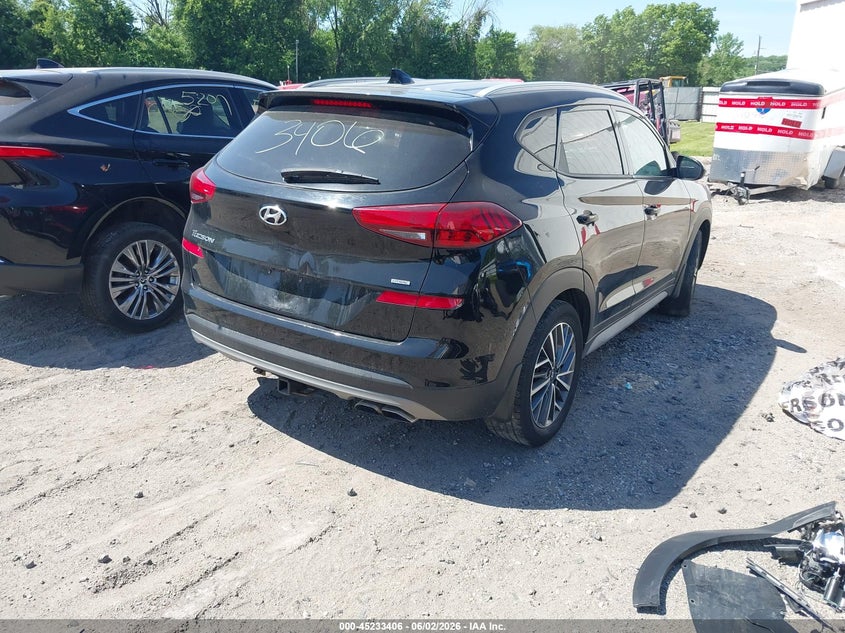 2020 Hyundai Tucson VIN KM8J3CAL9LU135024 IAAI salvage auction — FRONT END, Salvage (Texas), sold $25 on 2026-07-27 (photo 4)