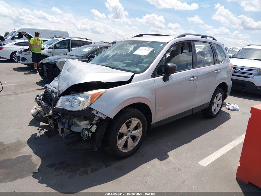 2016 Subaru Forester VIN JF2SJABC4GH532089 IAAI salvage auction — FRONT END, Salvage Title, sold $1,175 on 2026-07-08 (photo 2)