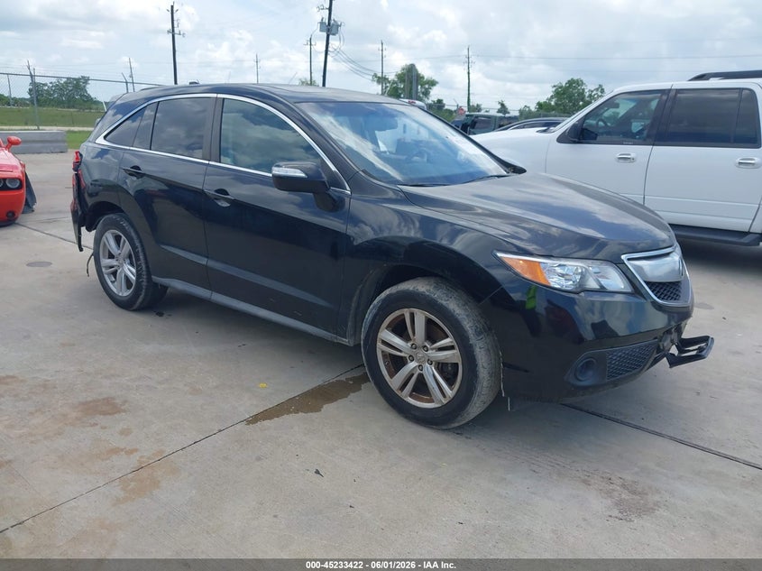 2013 Acura Rdx VIN 5J8TB3H38DL015892 IAAI salvage auction — FRONT & REAR, Salvage Title, sold $1,300 on 2026-07-24 (photo 1)