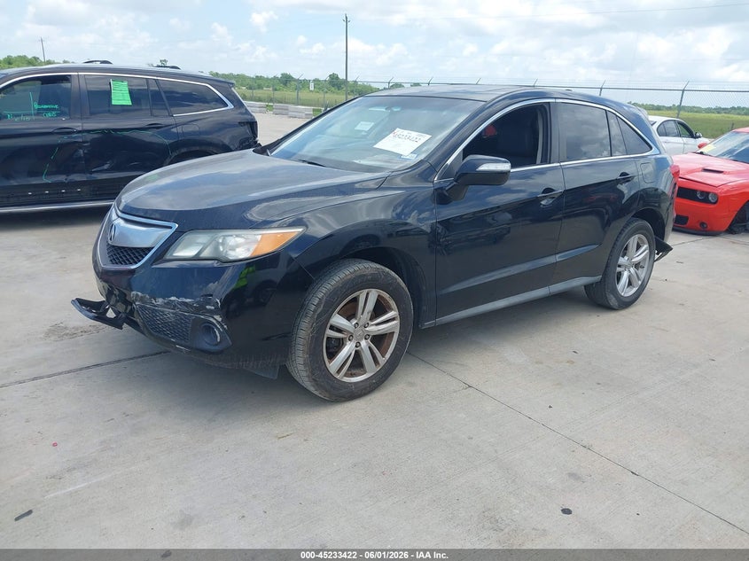 2013 Acura Rdx VIN 5J8TB3H38DL015892 IAAI salvage auction — FRONT & REAR, Salvage Title, sold $1,300 on 2026-07-24 (photo 2)