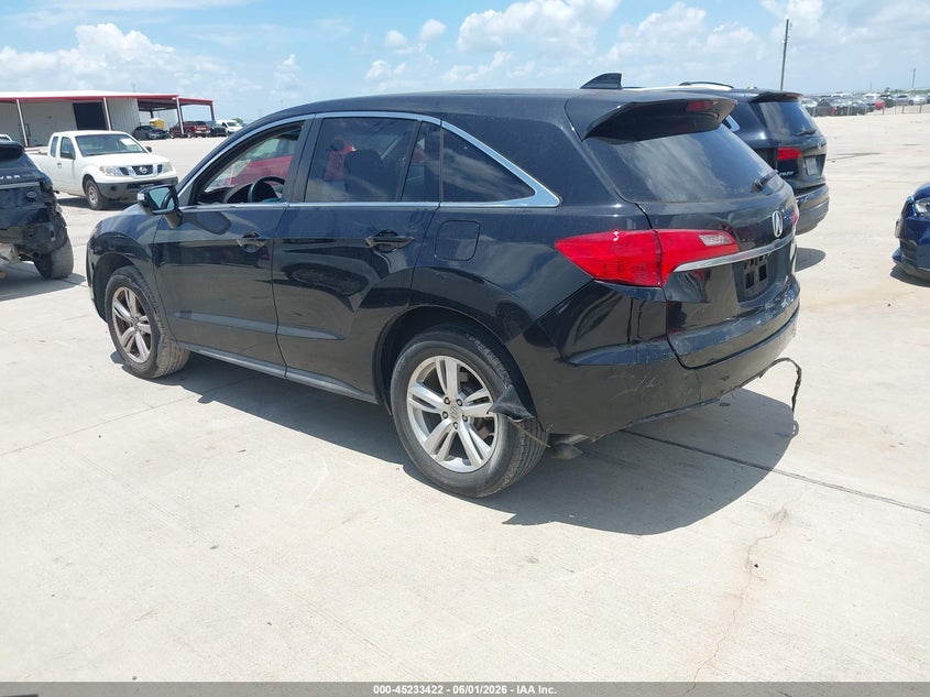 2013 Acura Rdx VIN 5J8TB3H38DL015892 IAAI salvage auction — FRONT & REAR, Salvage Title, sold $1,300 on 2026-07-24 (photo 3)