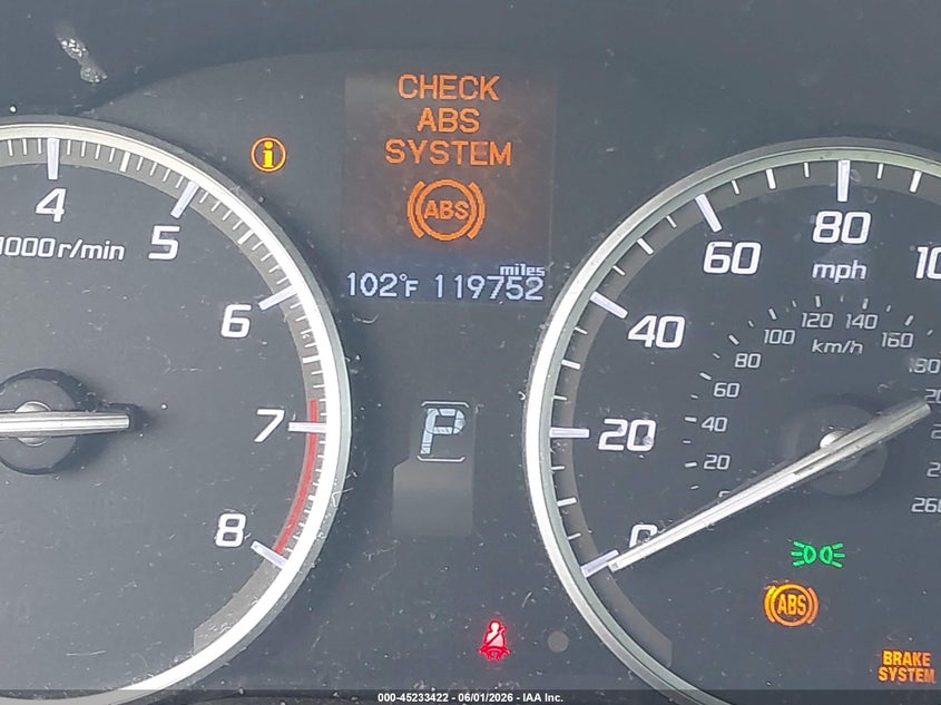2013 Acura Rdx VIN 5J8TB3H38DL015892 IAAI salvage auction — FRONT & REAR, Salvage Title, sold $1,300 on 2026-07-24 (photo 7)