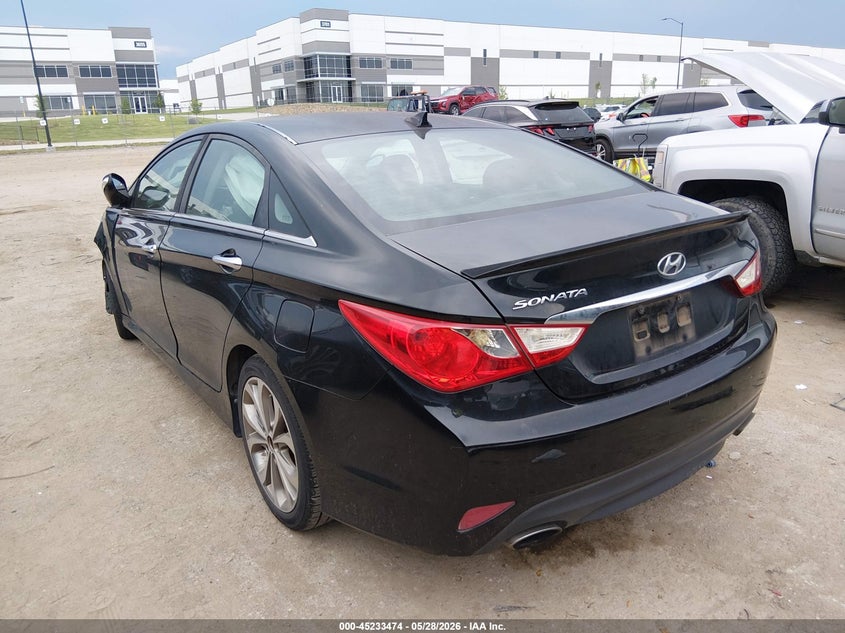 2014 Hyundai Sonata VIN 5NPEC4AC8EH868674 IAAI salvage auction — FRONT END, Salvage (Texas), sold $600 on 2026-07-21 (photo 3)