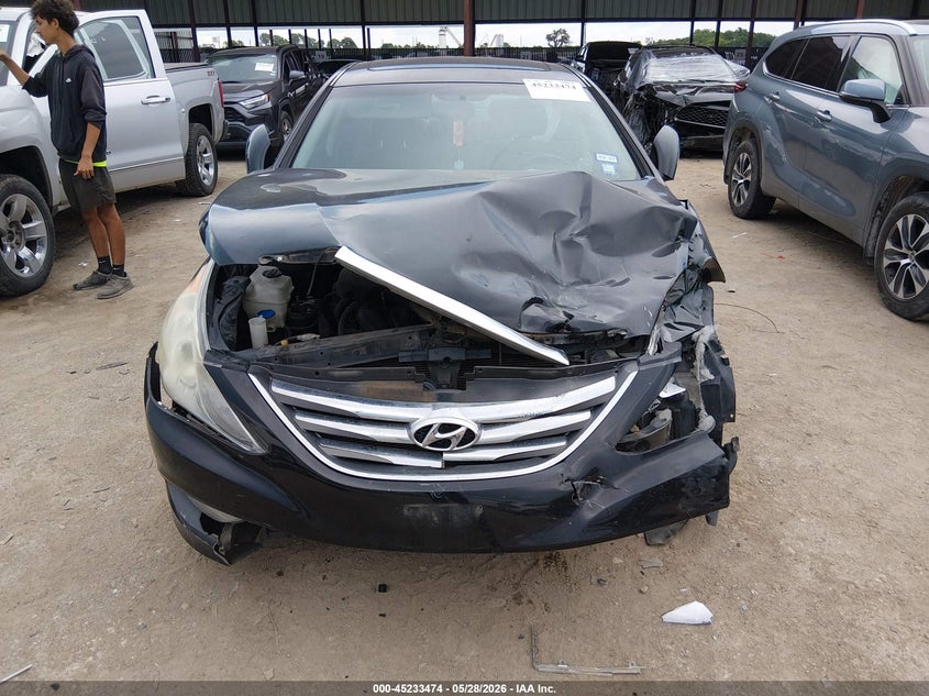 2014 Hyundai Sonata VIN 5NPEC4AC8EH868674 IAAI salvage auction — FRONT END, Salvage (Texas), sold $600 on 2026-07-21 (photo 6)