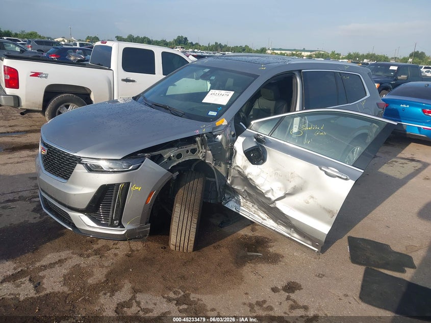 2025 Cadillac Xt6 VIN 1GYKPCRS5SZ155775 IAAI salvage auction — LEFT FRONT, Original (Texas), sold $11,300 on 2026-07-22 (photo 2)