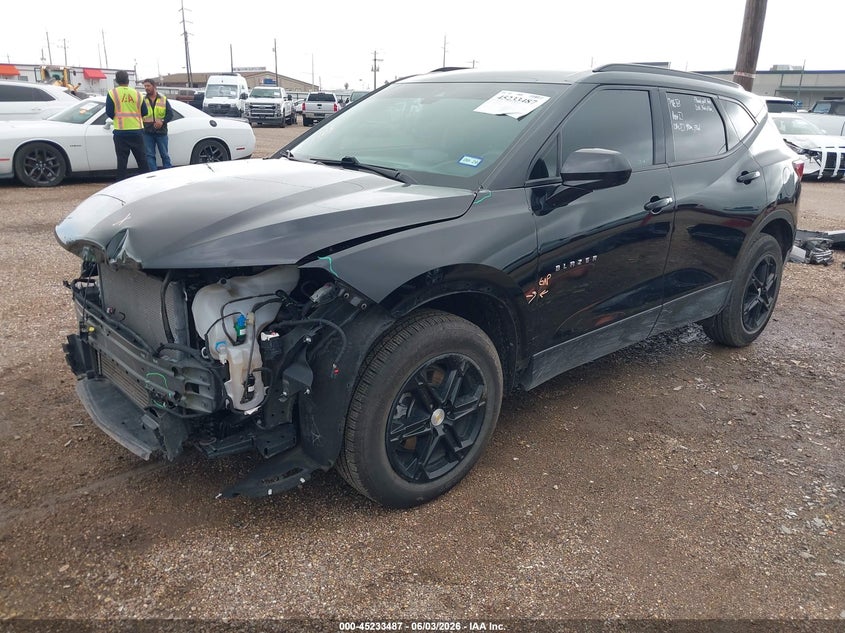 2023 Chevrolet Blazer VIN 3GNKBCR42PS129054 IAAI salvage auction — FRONT END, Original (Texas), sold $8,525 on 2026-08-19 (photo 2)