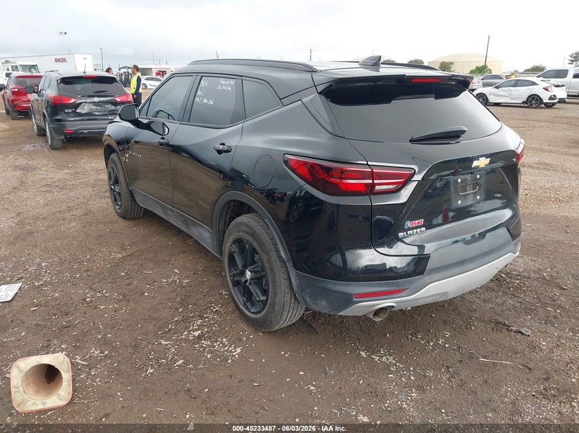 2023 Chevrolet Blazer VIN 3GNKBCR42PS129054 IAAI salvage auction — FRONT END, Original (Texas), sold $8,525 on 2026-08-19 (photo 3)