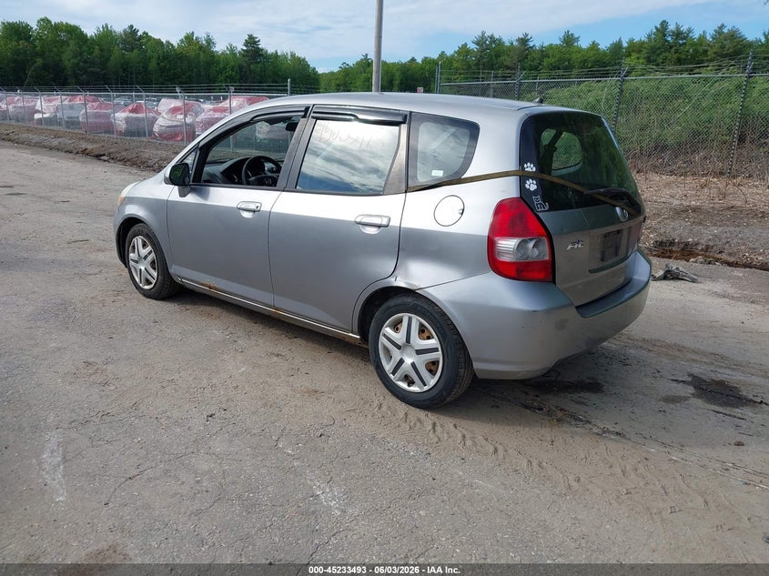 2007 Honda Fit VIN JHMGD37457S000506 IAAI salvage auction — NORMAL WEAR, Original (Maine), sold $325 on 2026-07-20 (photo 3)