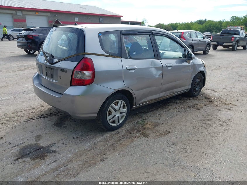 2007 Honda Fit VIN JHMGD37457S000506 IAAI salvage auction — NORMAL WEAR, Original (Maine), sold $325 on 2026-07-20 (photo 4)