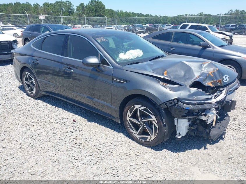 2024 Hyundai Sonata VIN KMHL14JA0RA355133 IAAI salvage auction — FRONT END, Salvage (Texas), sold $25 on 2026-07-24 (photo 1)