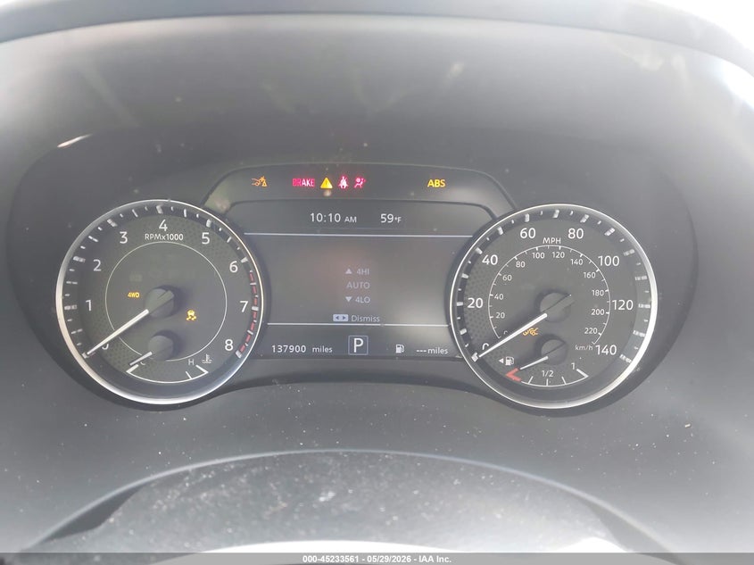 2021 Nissan Armada VIN JN8AY2AD2M9660718 IAAI salvage auction — FRONT END, Wait Title, sold $11,500 on 2026-08-29 (photo 7)