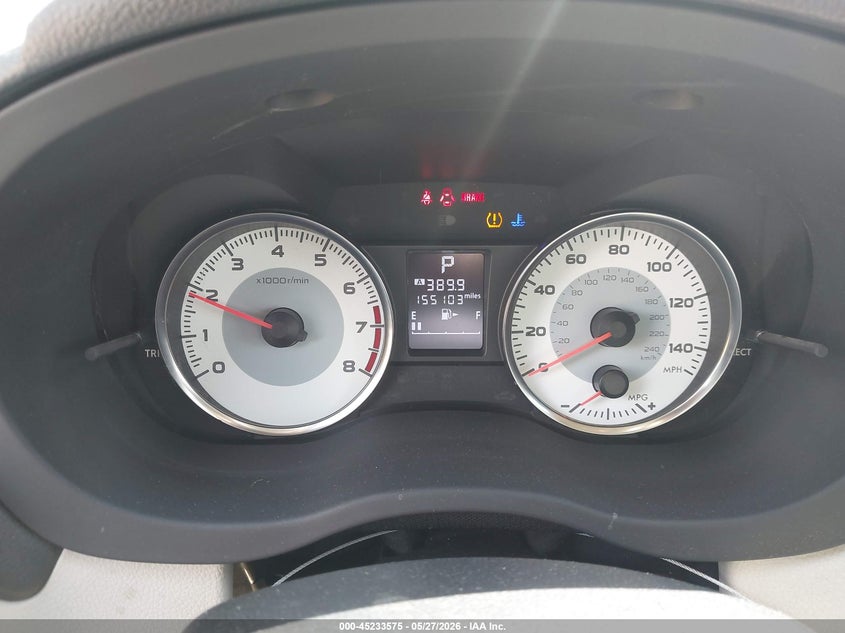 2013 Subaru Impreza VIN JF1GPAU60DH212019 IAAI salvage auction — NORMAL WEAR, Clear - Dealer Only (California), sold $25 on 2026-07-30 (photo 7)