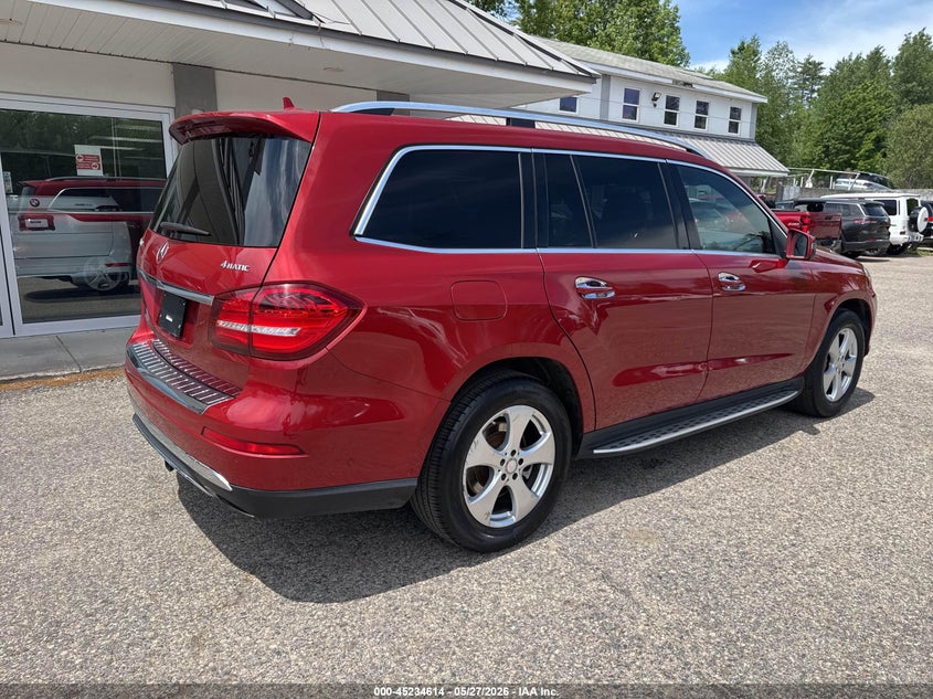 2017 Mercedes-benz Gls-class VIN 4JGDF6EEXHA775382 IAAI salvage auction — NORMAL WEAR, Clear (Maryland), sold $9,450 on 2026-07-08 (photo 4)