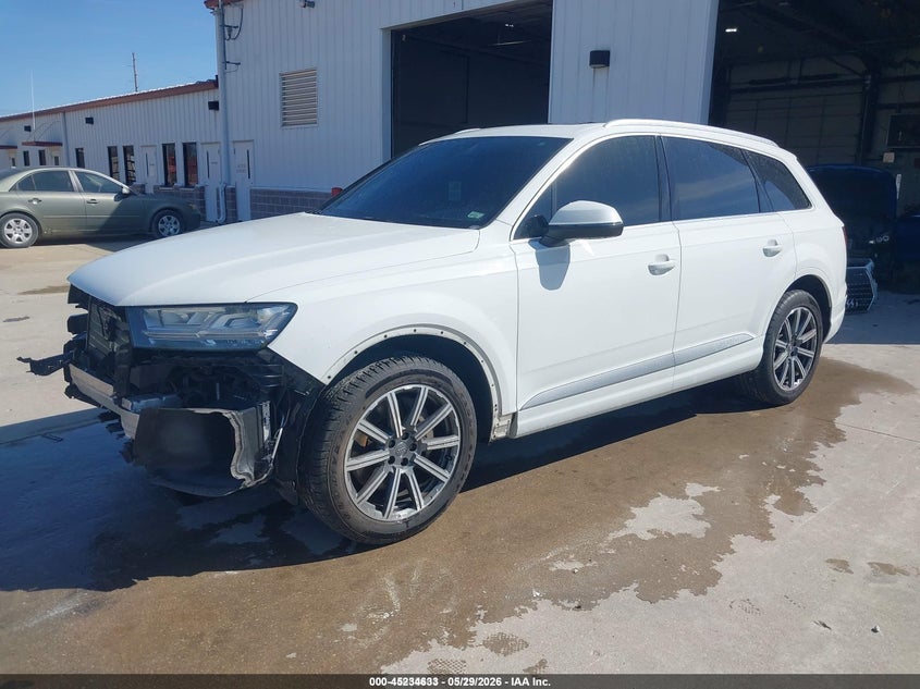 2018 Audi Q7 VIN WA1LAAF77JD016110 IAAI salvage auction — FRONT END, Salvage (Missouri), sold $4,425 on 2026-07-06 (photo 2)