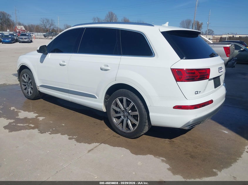 2018 Audi Q7 VIN WA1LAAF77JD016110 IAAI salvage auction — FRONT END, Salvage (Missouri), sold $4,425 on 2026-07-06 (photo 3)