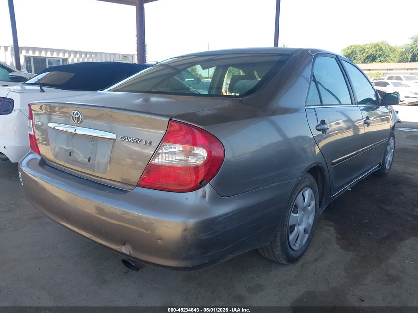 2002 Toyota Camry VIN JTDBE32K320121585 IAAI salvage auction — FRONT END, Salvage (California), sold $600 on 2026-07-07 (photo 4)