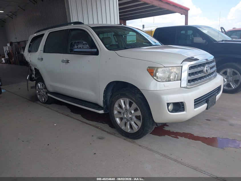 2014 Toyota Sequoia VIN 5TDYY5G12ES055139 IAAI salvage auction — REAR END, Salvage Title, sold $5,800 on 2026-07-10 (photo 1)