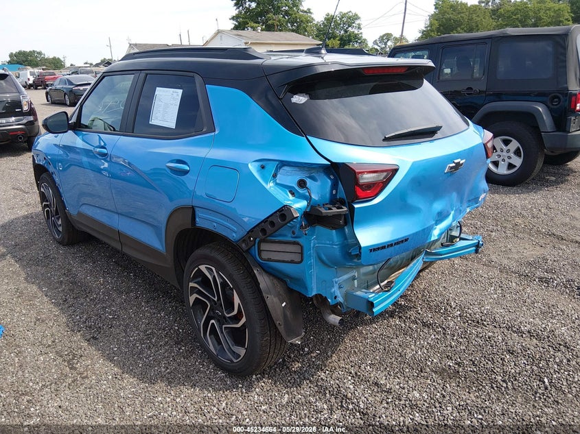 2026 Chevrolet Trailblazer VIN KL79MTSL5TB095231 IAAI salvage auction — REAR END, Clear (South Carolina), sold $6,400 on 2026-07-28 (photo 3)