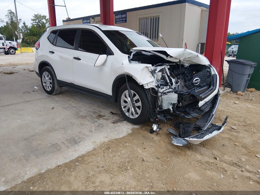 2017 Nissan Rogue VIN KNMAT2MT7HP503023 IAAI salvage auction — FRONT END, Salvage Title, sold $525 on 2026-07-07 (photo 1)