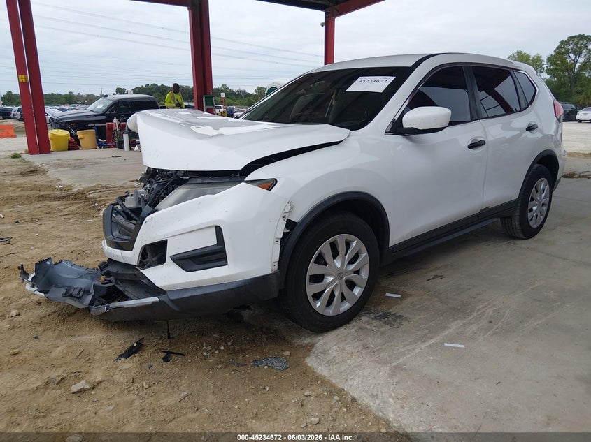 2017 Nissan Rogue VIN KNMAT2MT7HP503023 IAAI salvage auction — FRONT END, Salvage Title, sold $525 on 2026-07-07 (photo 2)