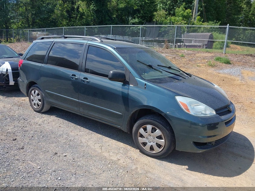 2004 Toyota Sienna VIN 5TDZA23C04S046257 IAAI salvage auction — REPOSSESSION, Clear (Virginia), sold $25 on 2026-07-28 (photo 1)