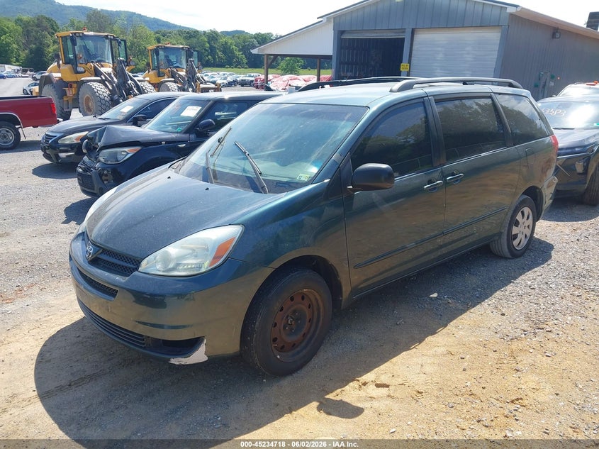 2004 Toyota Sienna VIN 5TDZA23C04S046257 IAAI salvage auction — REPOSSESSION, Clear (Virginia), sold $25 on 2026-07-28 (photo 2)