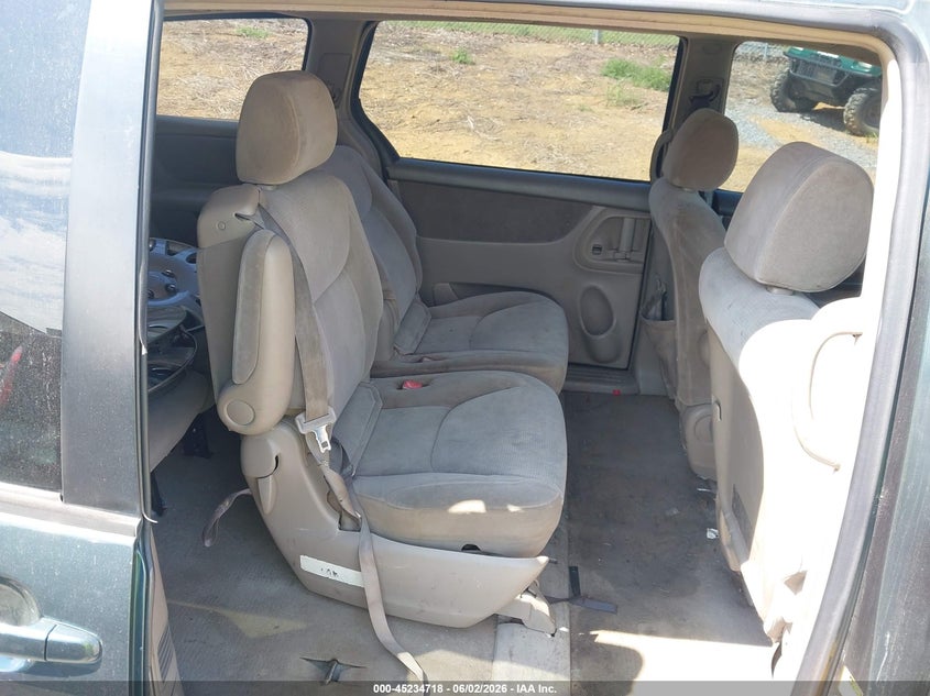 2004 Toyota Sienna VIN 5TDZA23C04S046257 IAAI salvage auction — REPOSSESSION, Clear (Virginia), sold $25 on 2026-07-28 (photo 8)