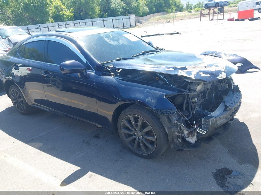 2008 Lexus Is VIN JTHCK262382023072 IAAI salvage auction — FRONT END, Salvage (Utah), sold $275 on 2026-07-09 (photo 1)