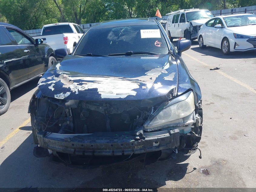 2008 Lexus Is VIN JTHCK262382023072 IAAI salvage auction — FRONT END, Salvage (Utah), sold $275 on 2026-07-09 (photo 6)