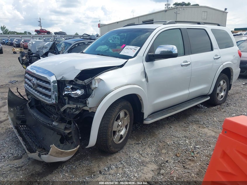 2008 Toyota Sequoia VIN 5TDZY67A08S008982 IAAI salvage auction — FRONT END, Salvage (Georgia), sold $4,300 on 2026-07-15 (photo 2)