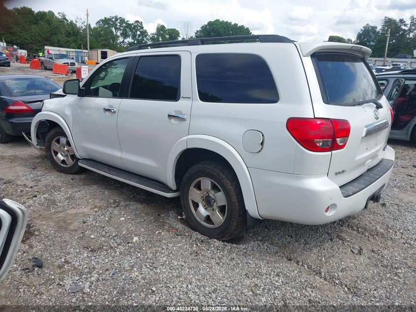 2008 Toyota Sequoia VIN 5TDZY67A08S008982 IAAI salvage auction — FRONT END, Salvage (Georgia), sold $4,300 on 2026-07-15 (photo 3)
