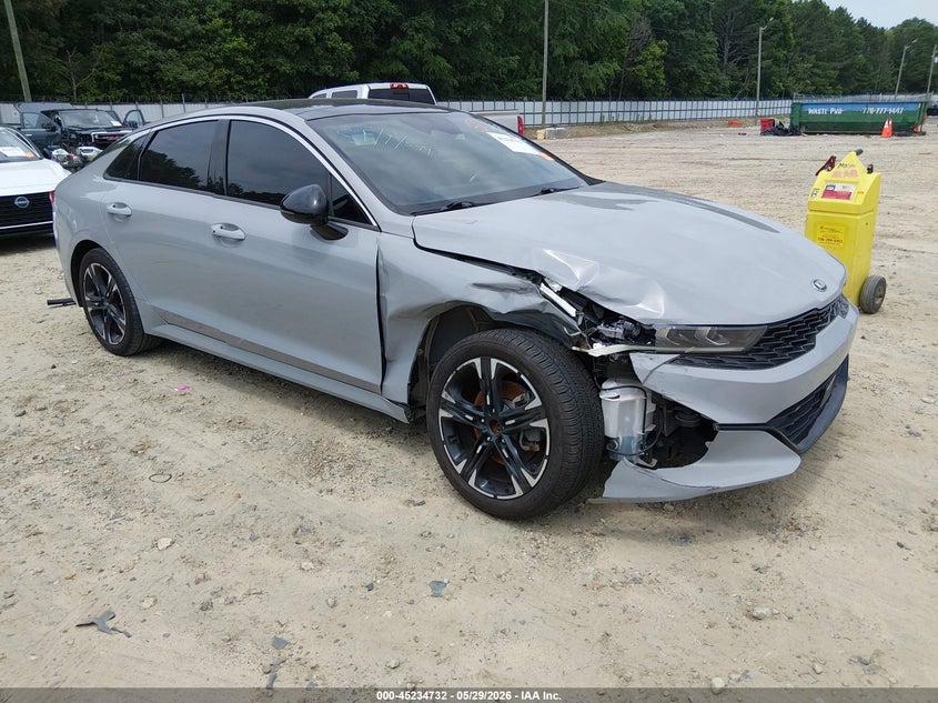 2021 Kia K5 VIN 5XXG64J23MG047337 IAAI salvage auction — RIGHT FRONT, Salvage Title, sold $3,550 on 2026-07-23 (photo 1)
