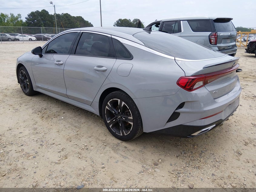 2021 Kia K5 VIN 5XXG64J23MG047337 IAAI salvage auction — RIGHT FRONT, Salvage Title, sold $3,550 on 2026-07-23 (photo 3)