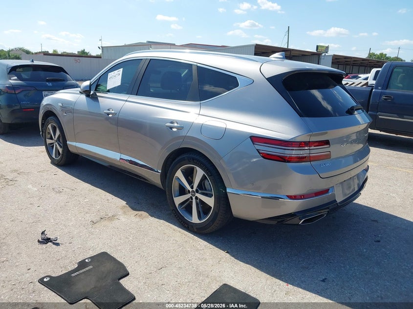 2023 Genesis Gv80 VIN KMUHCESC3PU114976 IAAI salvage auction — SIDE, Salvage Title, sold $15,550 on 2026-07-29 (photo 3)