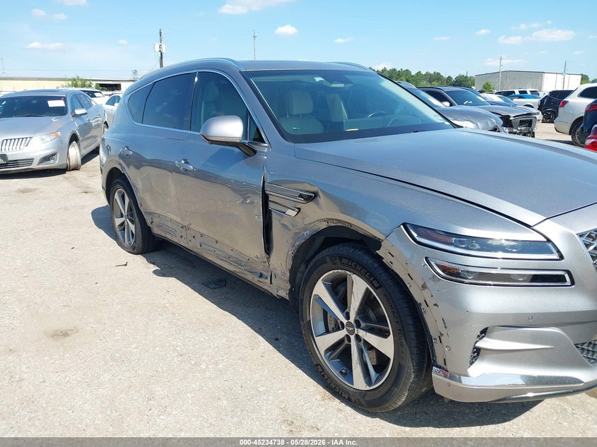 2023 Genesis Gv80 VIN KMUHCESC3PU114976 IAAI salvage auction — SIDE, Salvage Title, sold $15,550 on 2026-07-29 (photo 6)
