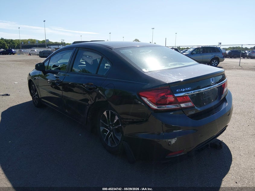 2013 Honda Civic VIN 19XFB2F82DE270325 IAAI salvage auction — LEFT SIDE, Salvage (New Jersey), sold $1,875 on 2026-07-12 (photo 3)