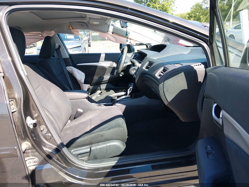 2013 Honda Civic VIN 19XFB2F82DE270325 IAAI salvage auction — LEFT SIDE, Salvage (New Jersey), sold $1,875 on 2026-07-12 (photo 5)