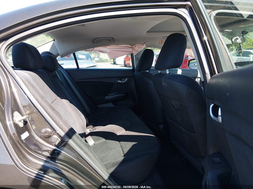 2013 Honda Civic VIN 19XFB2F82DE270325 IAAI salvage auction — LEFT SIDE, Salvage (New Jersey), sold $1,875 on 2026-07-12 (photo 8)