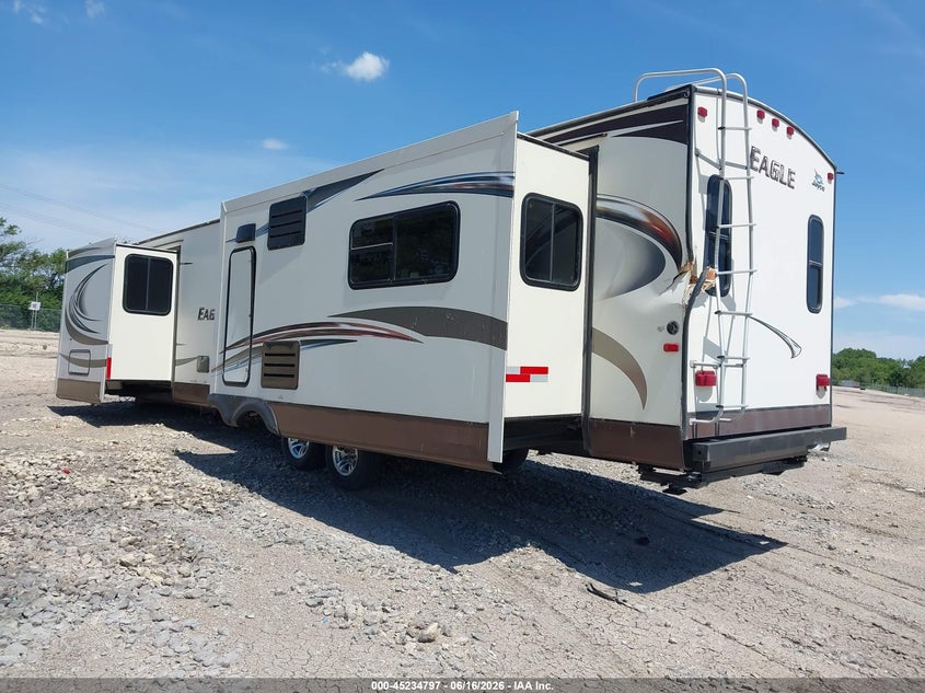 2014 Jayco Eagle VIN 1UJBJ0BU6E1DZ0192 IAAI salvage auction — REAR END, Salvage (Kansas), sold $4,100 on 2026-07-31 (photo 3)