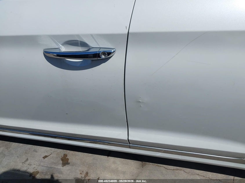 2016 Hyundai Sonata VIN KMHE24L17GA012755 IAAI salvage auction — LEFT REAR, Original (Texas), sold $2,350 on 2026-07-28 (photo 6)